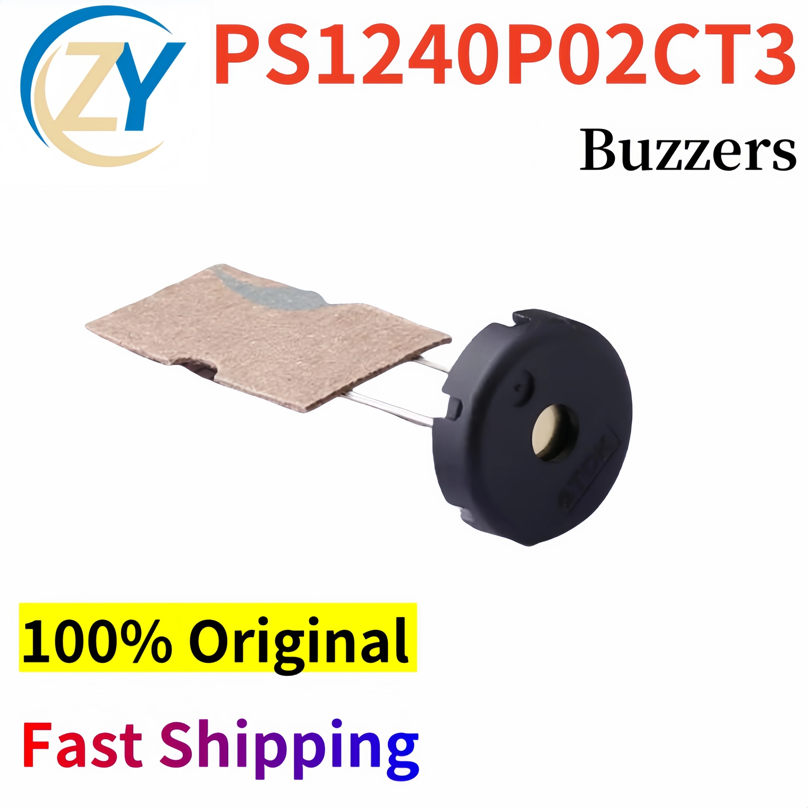

(10pcs) PS1240P02CT3 Buzzers PS1240P02 Audio Indicators & Alerts 4kHz 100% Original & In Stock
