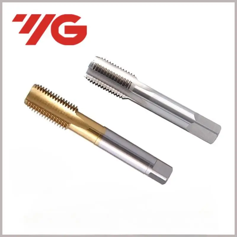 1PCS Korea YG American Pipe Straight Groove Tap For aluminum/With Tin Coating NPT NPTF NPS NPSF1/16-27 1/8 3/8 1/4-18 3/4 1/2-14