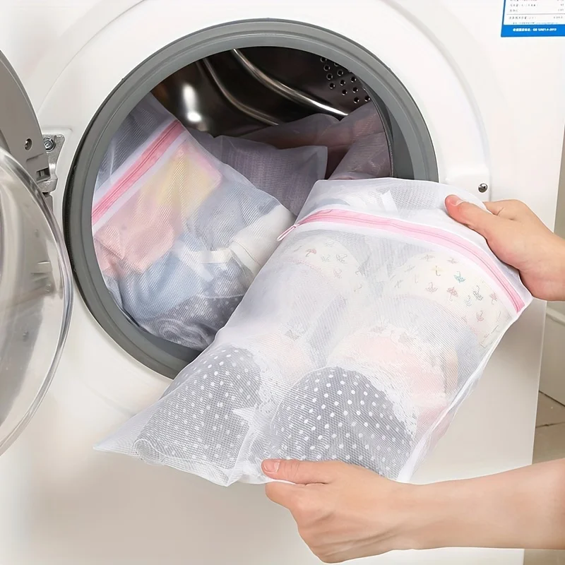 3pcsWashing Bag, Laundry Washing Bag, Travel Storage Organizer, Clothes Wash Guard Bag, Suitable for Shirt, Bra, Socks