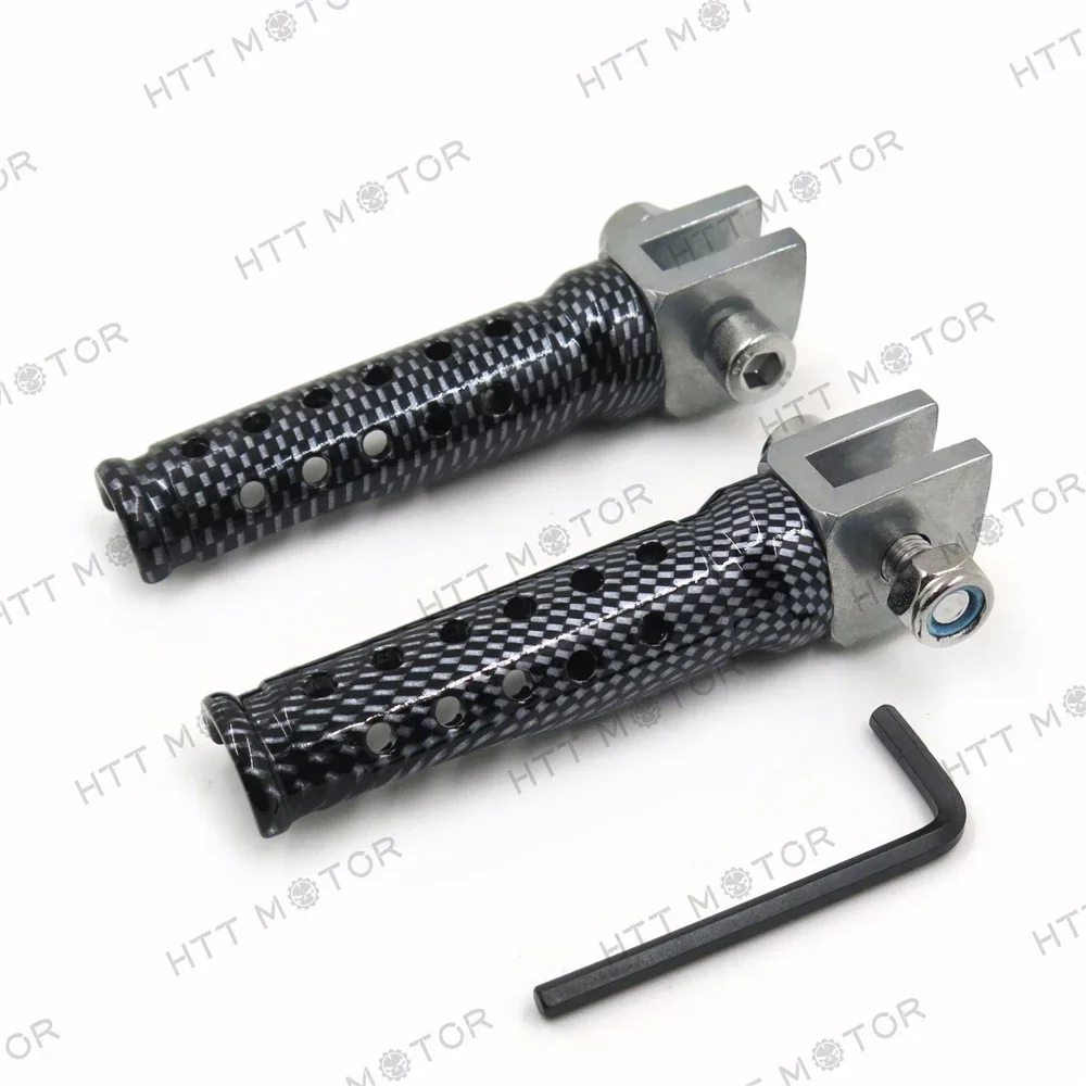 

Motorcycle Foot Pegs for Yamaha FZR 600 XJ 600S YZF 600R 750R 1000 FZS1 FZ-1 R1 R6 CARBON FIBER