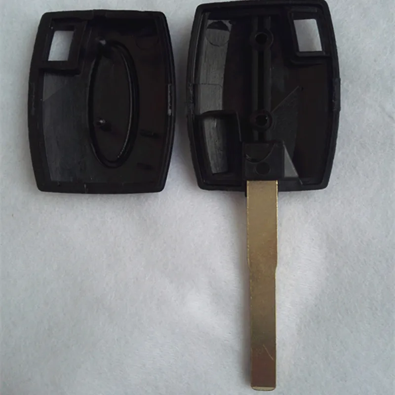 10PCS WITH Logo 10pcs/lot Transponder Key case shell for Ford Fiesta Mondeo Focus C-Max S-Max Galaxy Kuga HU101 Free shipping