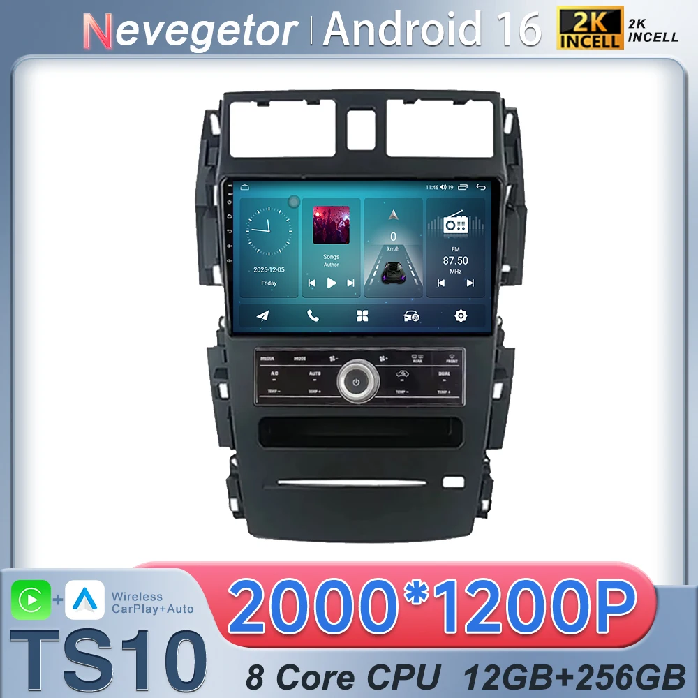 For Nissan Teana J31 230JK SM5 2003-2008 Android Auto Car Radio Player Autoradio Stereo Navigazione Video GPS HDR QLED No 2Din