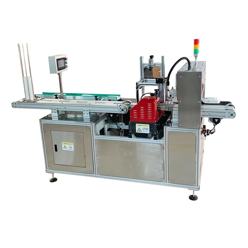 Customized Semi Automatic Wet Wipe Making Machinery Production Line Automatic Baby Wipes Stickers Cover Lid Machine
