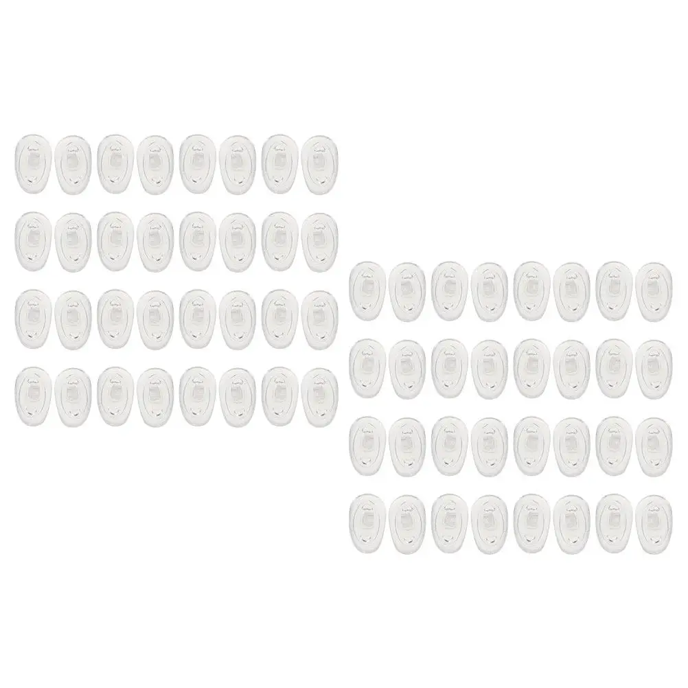 

40 пар силиконовых накладок на нос для очков, противоскользящие, комфортные, сменные подушечки для оправ солнцезащитных очков