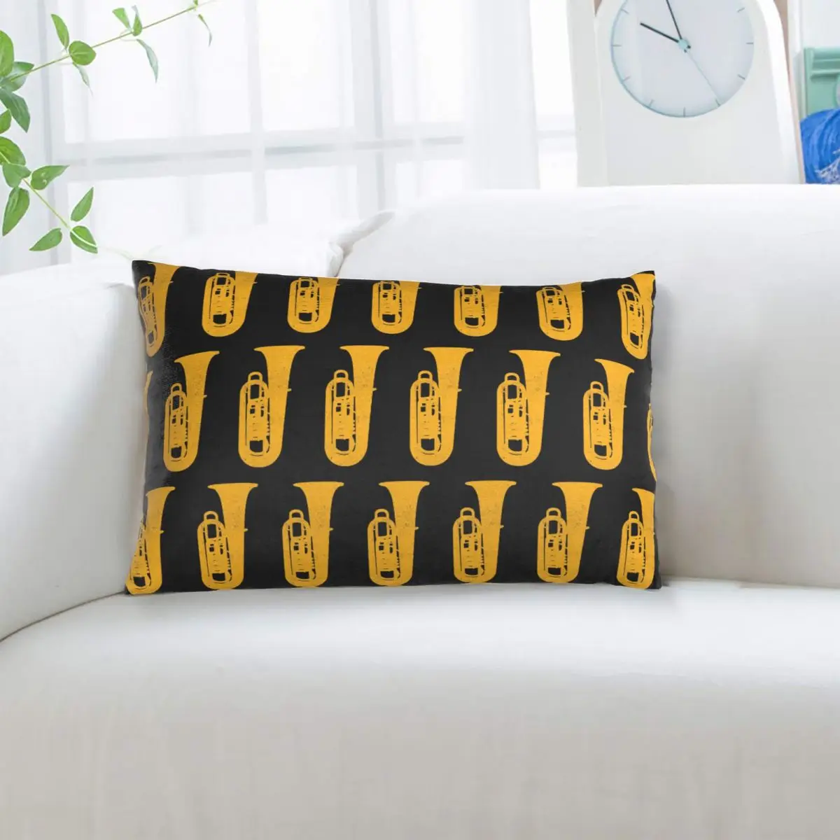 Funda de almohada rectangular Tuba, funda de cojín decorativa para dormitorio, cama, hogar, almohada cómoda