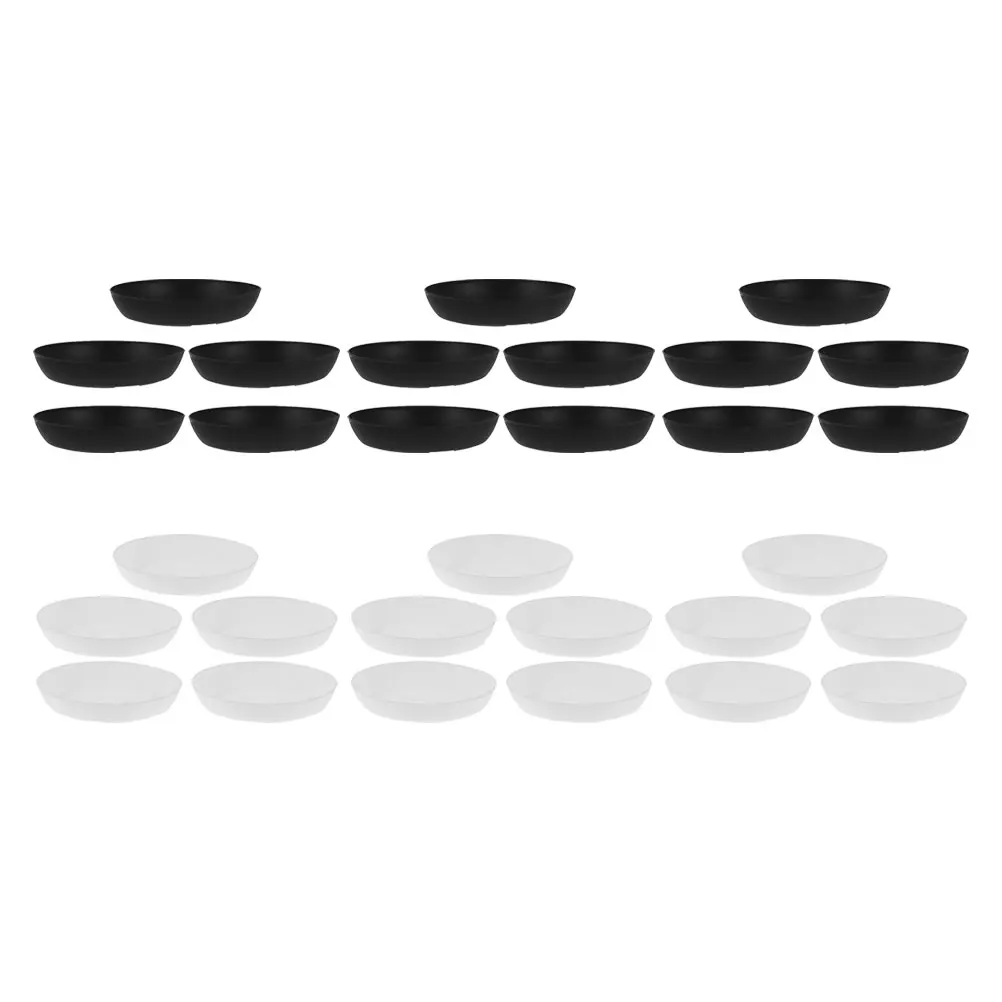 

30Pcs Plant Saucers Lightweight Drip Trays Universal Fit for Potted Plants Decorative Gardening Accessories Planter Base Saucer