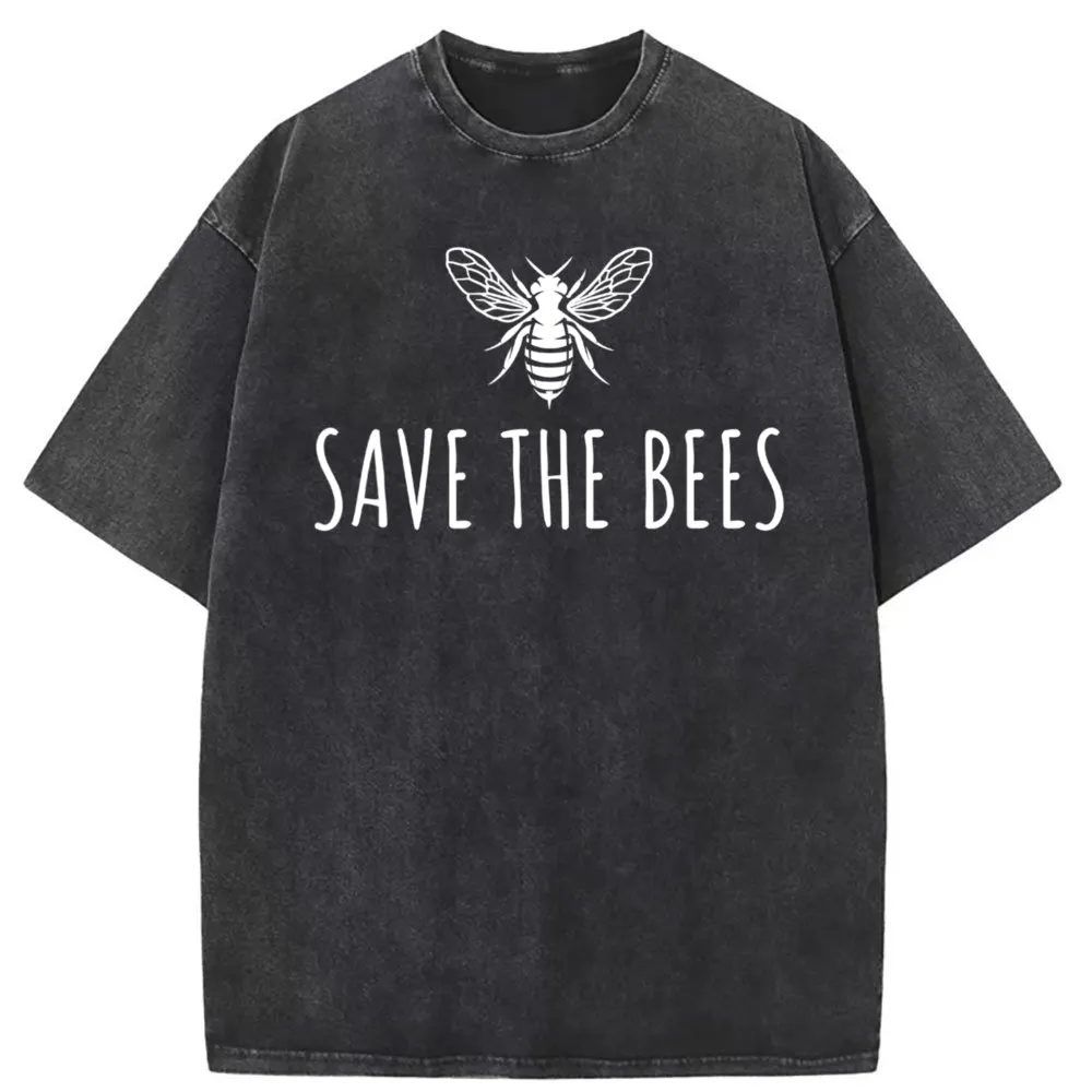 Save The Bees T Shirt Men's Long Sleeve Crazy Christmas Day Sweatshirts Hip Hop 2023 Discount Tops Tshirt