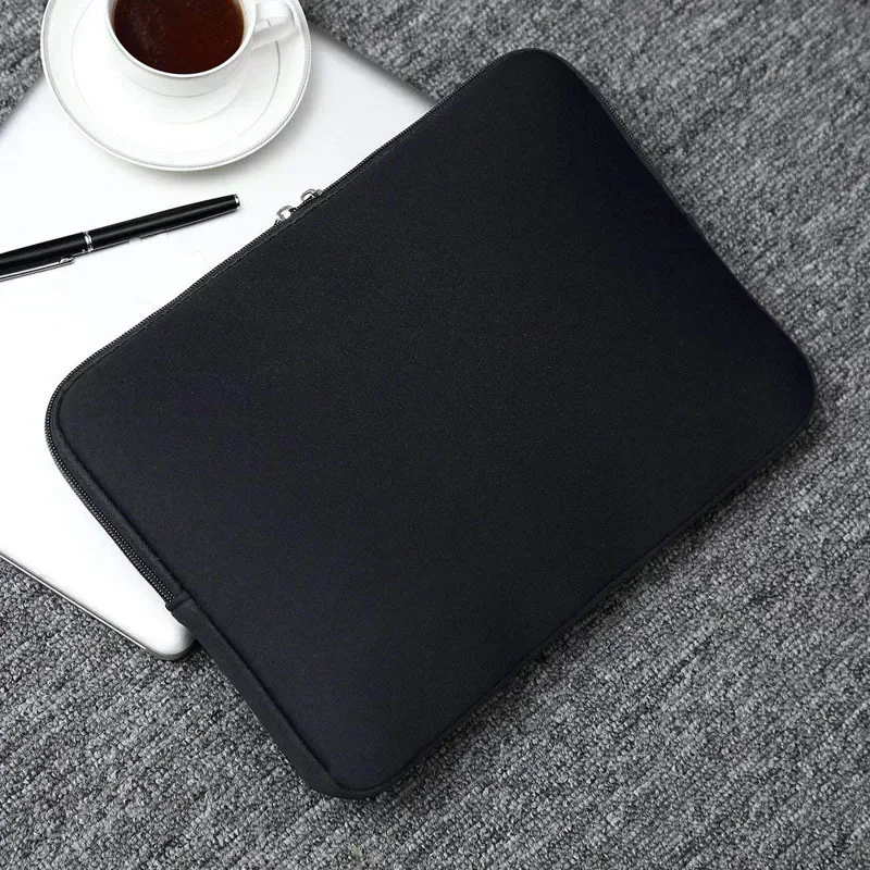 17 17.3 17.4 Inch Laptop Sleeve Black Water-Resistant Neoprene Notebook Computer Briefcase Carrying Bag/Pouch Cover