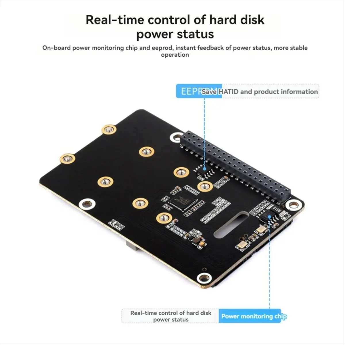

A23G Waveshare PCIe to Dual Channel M.2 Adapter Board Module for Raspberry Pi 5 5Gbps Module Hard Disk Read/Write Faster Module