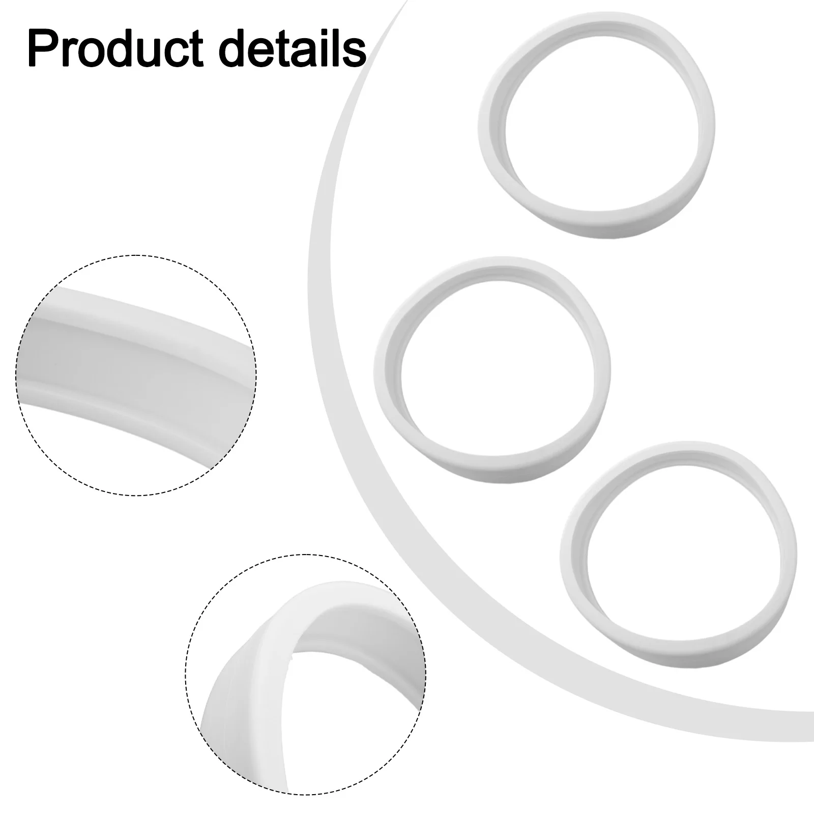 Replacement Tire Pack of 3 for Polaris Pool Cleaner 180 280 For 360 380 Compatible with C10 C10 for Vac Sweep and