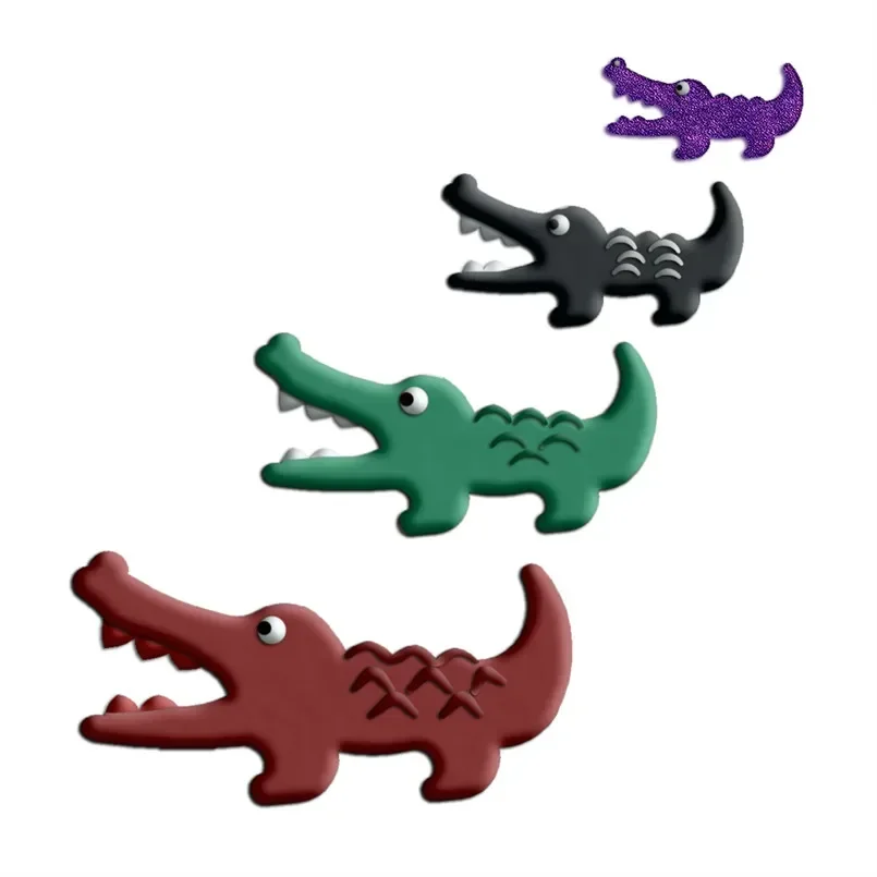 Various Cartoon Crocodile Biscuit Plastic Molds,Little Animal Shape Cake Cookie Decorating Fondant Cutters Tools