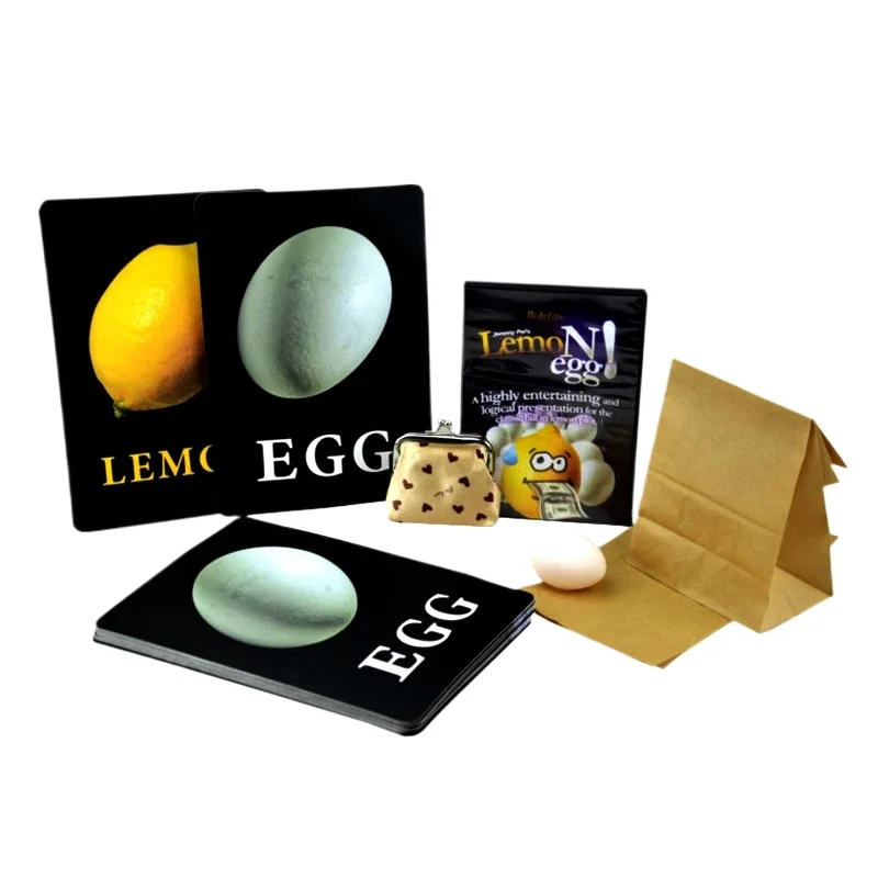 LemoNegg 2.0 by Jeremy Pei Magic Tricks Classic Signed Bill In Lemon Plot Stage Illusion Gimmick Props Accessories Comedy