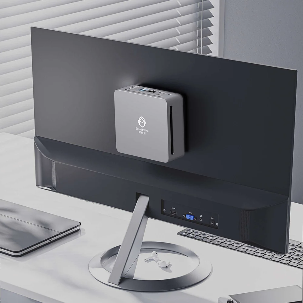 GenMachine New AMD Ryzen 5 5600U Support Windows 11Pro MINI PC DDR4 Channel WIFI6 BT5.2 Desktop Office Gaming Computer pc gamer