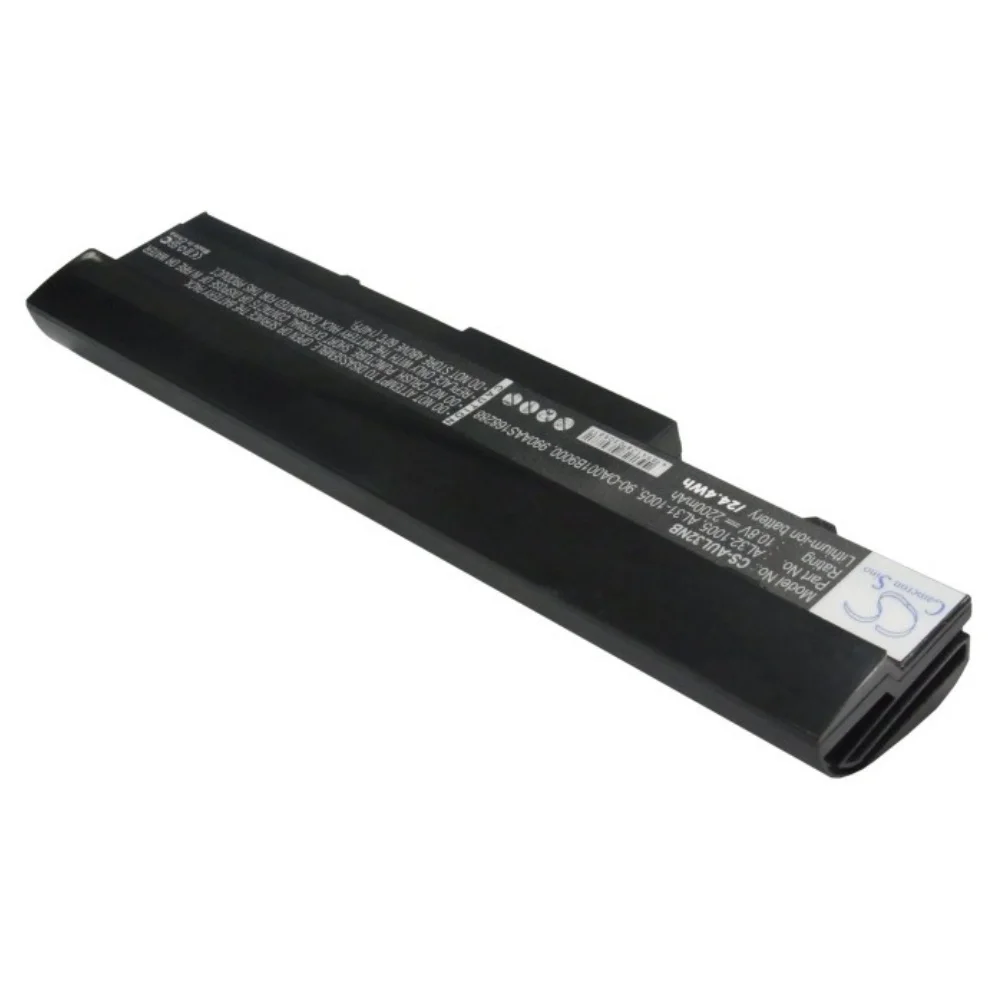 

Li-ion Notebook, Laptop Battery for Asus, 10.8V 2200mAh, Compatible Models: Eee PC 1005HA,Eee PC 1005HA-BLK140X,Eee PC R1005PX