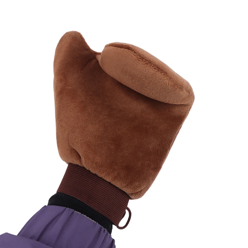 1Pc Body Lotion Glove Self-Tanning Mitt Double-Sided Prevents Sticky Hands Applicator Quick Dry Flocking Glove Makeup Applicator