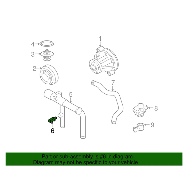 3F1Z-12A648-A Ford Lincoln Mazda & Mercury 예비 부품-X67A 용 새로운 엔진 냉각수 실린더 헤드 온도 센서