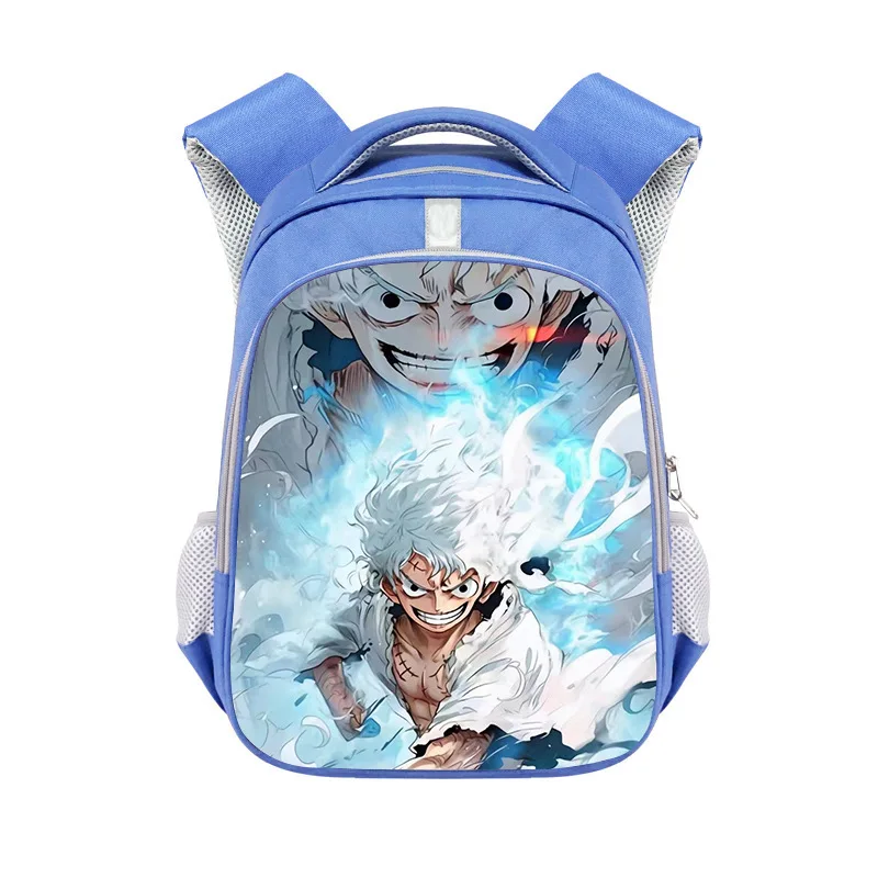 One Piece New Cartoon Student Schoolbag Large Capacity Casual and Lightweight Waterproof and Stain Resistant Cute Backpack