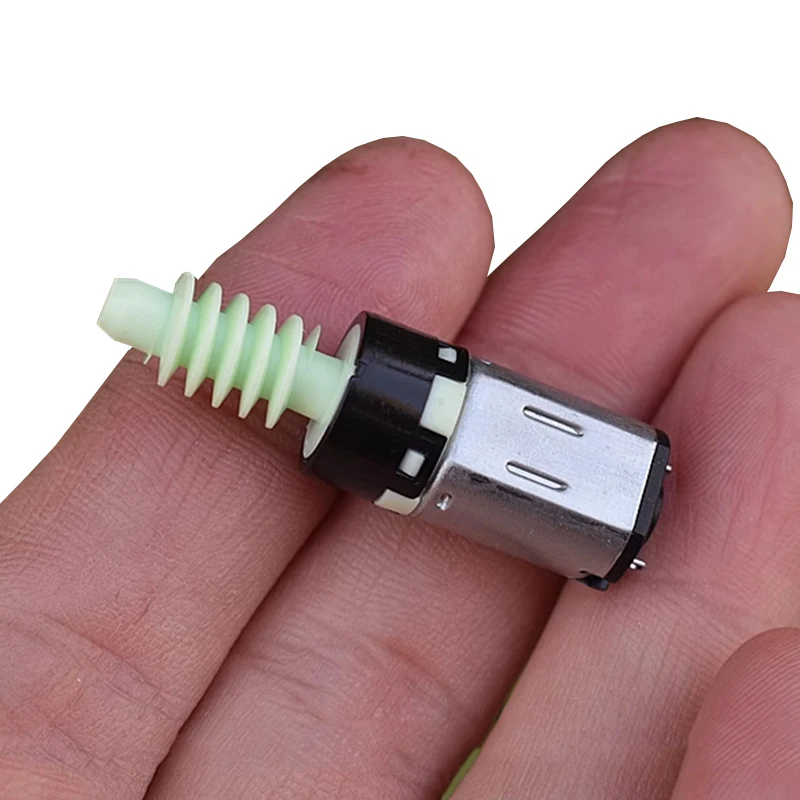 Mini N20 Planetary Gear Motor 12mm Worm Gear Shaft DC 3V 5V 6V 130RPM Micro Reducer for DIY Phone Holder Toy