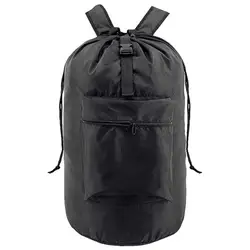 Laundry Hamper Backpack Waterproof Clothes Laundry Hamper Large Capacity Laundry Tools College Dorm Laundry Bag Adjustable