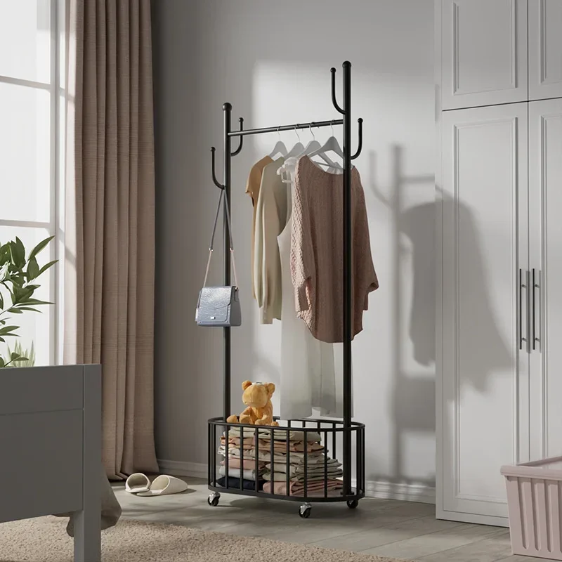 Cactus Clothes Rack Bedroom Standing Coat Rack Nordic Light Luxury Family Living Room Mobile Storage Shelf Rack for Coats