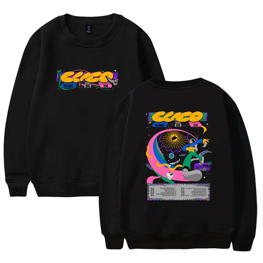 Cuco Merch Hitchhiker Tour 2023 Hip Hop Rapper Crewneck Long Sleeve Streetwear Women Men Sweatshirt Hip Hop Clothes
