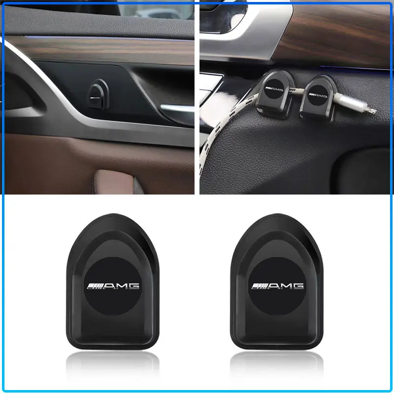 2026 Mini Car Hooks USB Cable Headphone Key Storage Hooks For Mercedes Benz GLK GLA A B C E R G Class C180 S200 S300 W176 W246