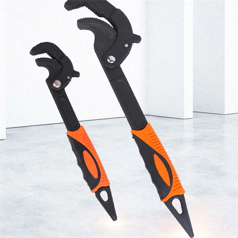 مفتاح ربط سريع لأنابيب المياه، مفتاح ربط صغير متعدد الوظائف، مجموعة مفاتيح قابلة للتعديل من الفولاذ