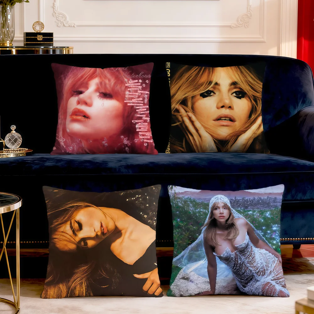 Singer Suki W-Waterhouse Soft Pillow Cover For Sofa Home Living Room Decor Protective Covers Hogar Pillowcase