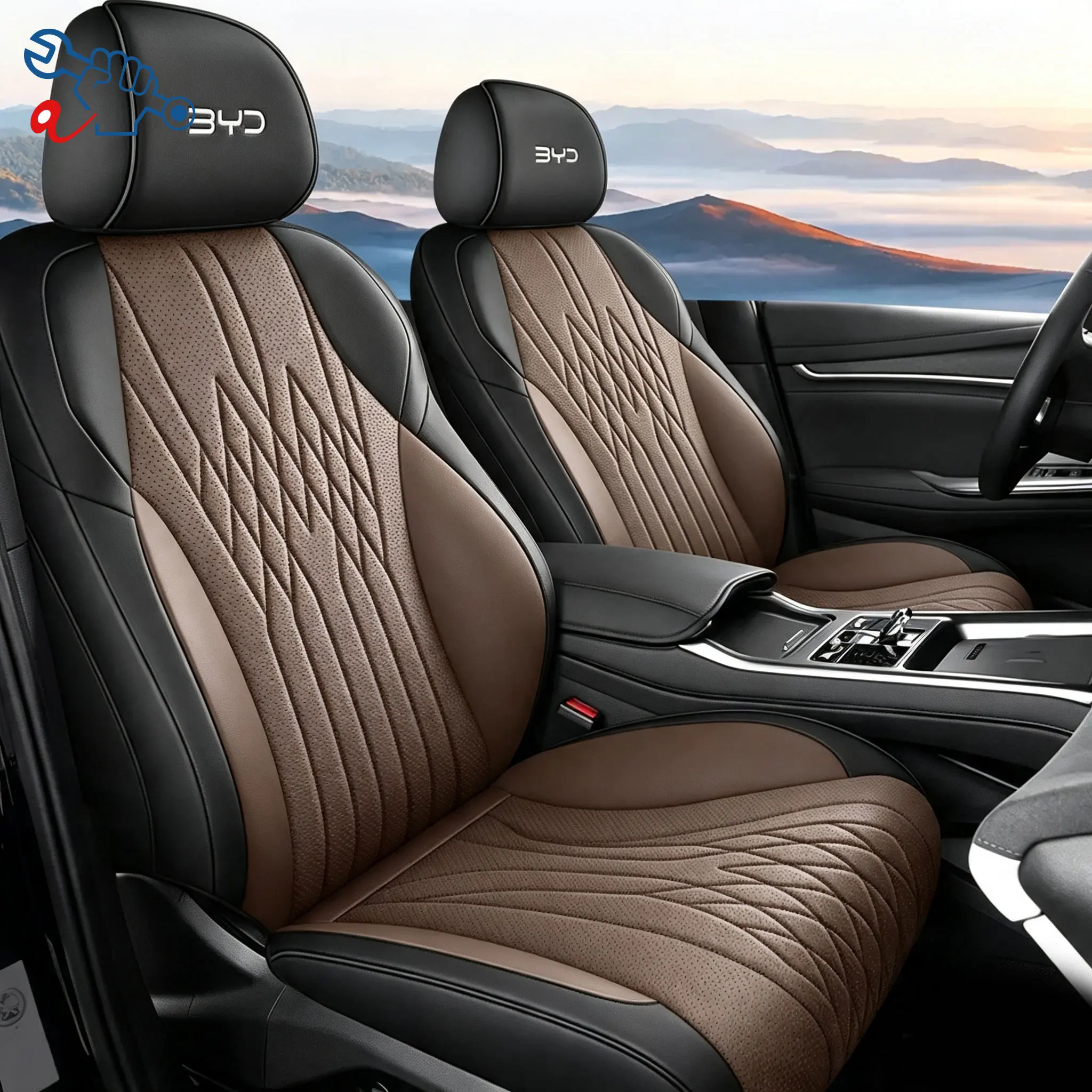 Left‑Drive Car Seat Cover For BYD Seal 7 07 DM‑i 2023‑2026 Full Enclosed Auto Cushion All‑Season Interior Refit Modified Seat