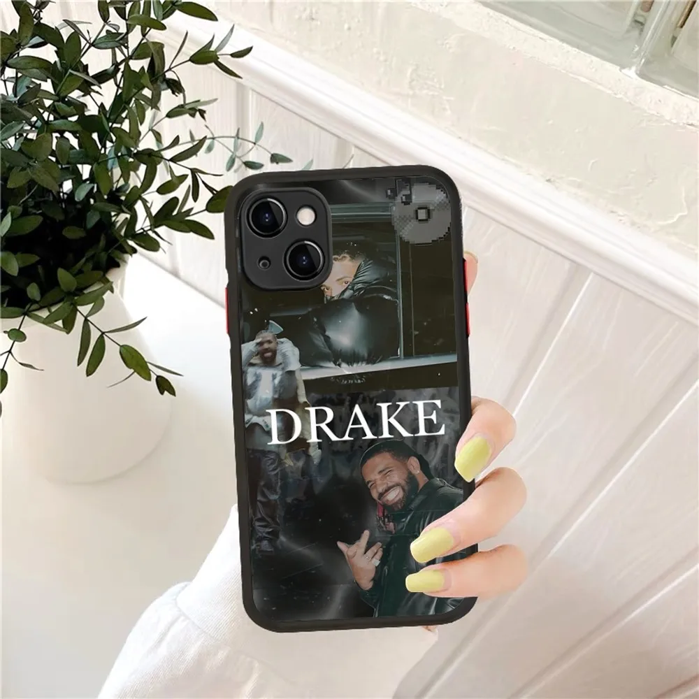 Rapper D-Drake Phone Case for iPhone 14 11 12 13 Mini Pro Max 8 7 Plus X XR XS MAX Translucent Matte Cover