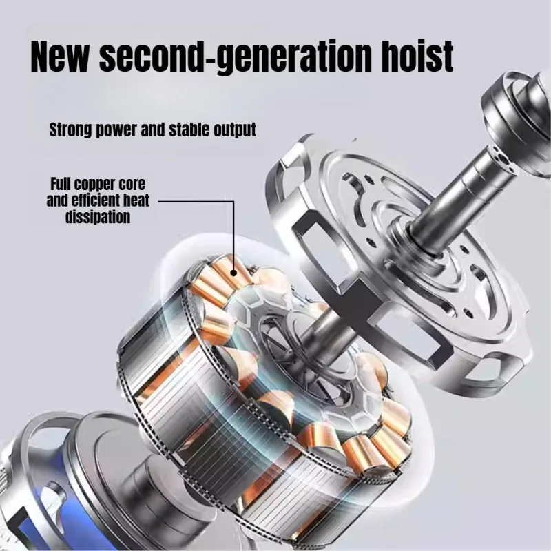 Factory Direct 2026 Automatic pouring machine Small Cement mortar Hoist Inverted Roman column Small crane 220V Load-bearing 100k