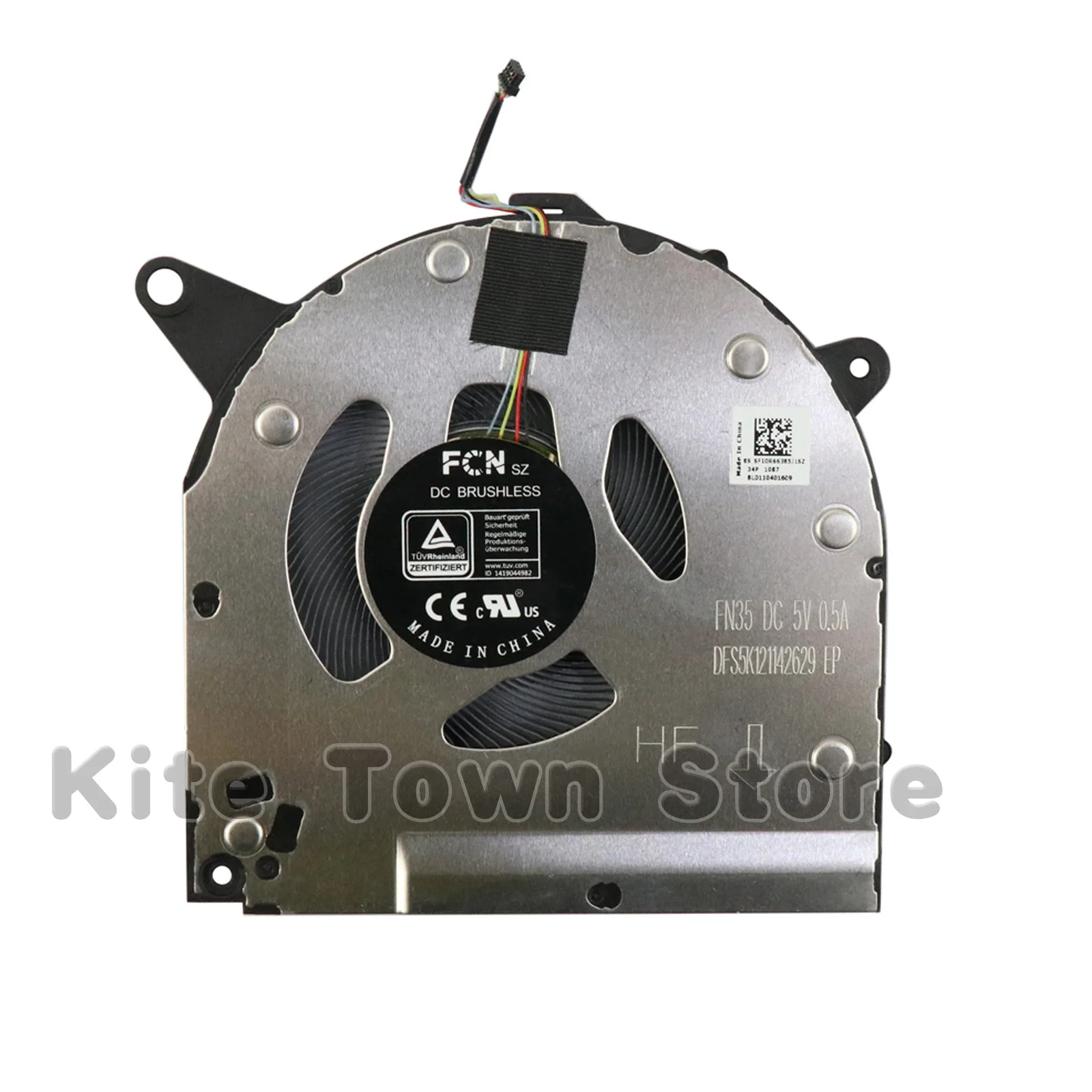 مروحة تبريد جديدة لوحدة المعالجة المركزية + وحدة معالجة الرسومات لينوفو فيلق S7-15IMH5 S7-15ARH5 S7-15ACH6 P/N: DFS5K121142629 FN35 DFS5K123043639 FN36