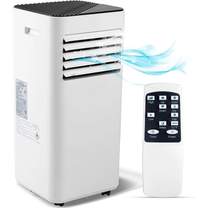 

180W Portable Conditioner-3-in-1 Compact Standing Air Conditioner for Room Up to, Floor AC Unit with Remote Cont