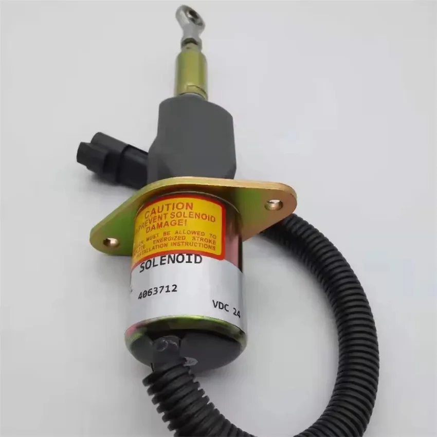 24V Fuel Shut Off Stop Solenoid 4063712 6743-81-9141 SA-5030-24 For Cummins 6CT 8.3L Engine For Komatsu PC300-7 PC350-7 PC360-7