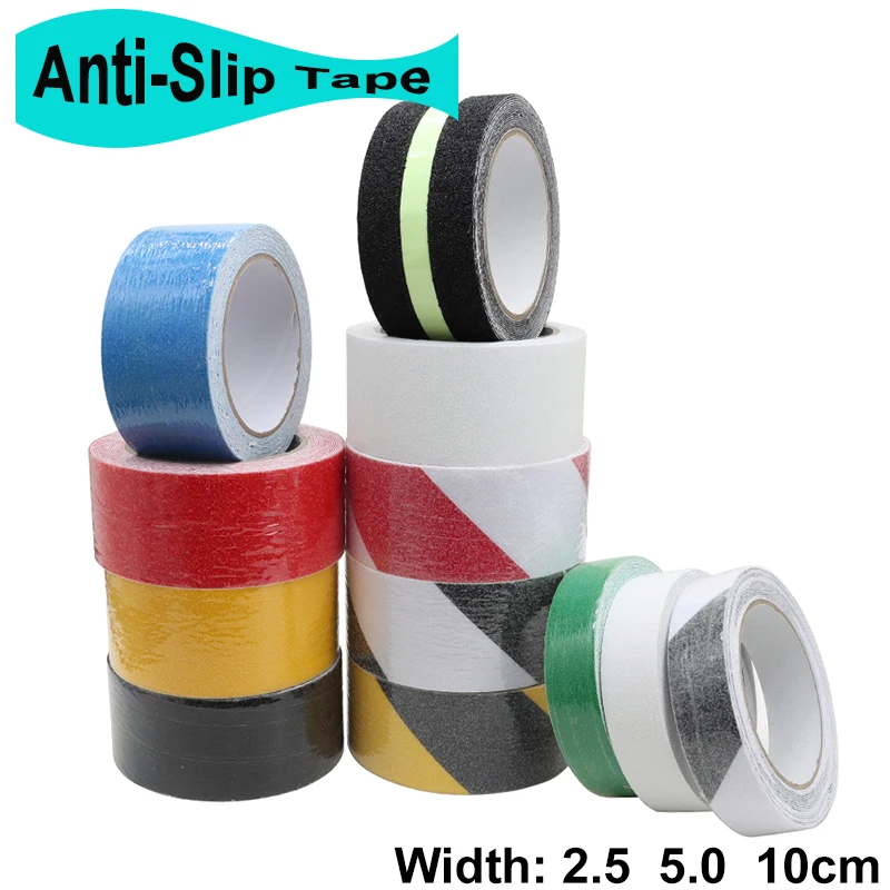 1/3/5pcs PVC/PET Anti Slip Tape Outdoor Safety Anti Traction Tape for Stairs Grip Tape Use on Walkways Stairs Ramps and Decks