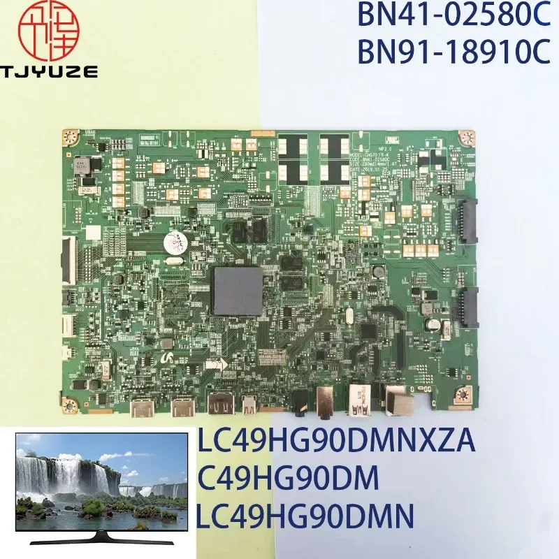 

BN41-02580C BN41-02580 BN91-18910C 49 Inch TV Motherboard Working Properly for C49HG90DM LC49HG90DMNXZA LC49HG90DMN Main Board