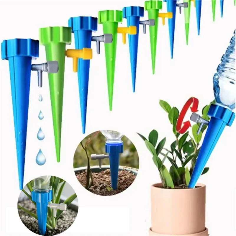 6/12/18/24Pcs Garden Sprinkler System Automatic Watering Device Adjustable Irrigation System Garden Sprinklers Garden Supplies