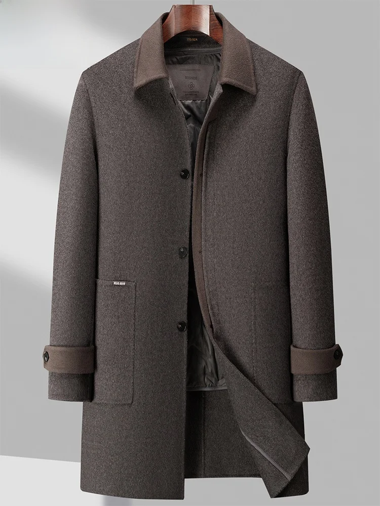 

TUCANO 2025 Men's New Detachable down Inner Woolen Coat Casual High Quali Woolen Coat Stand Fit Faion Urban Sle