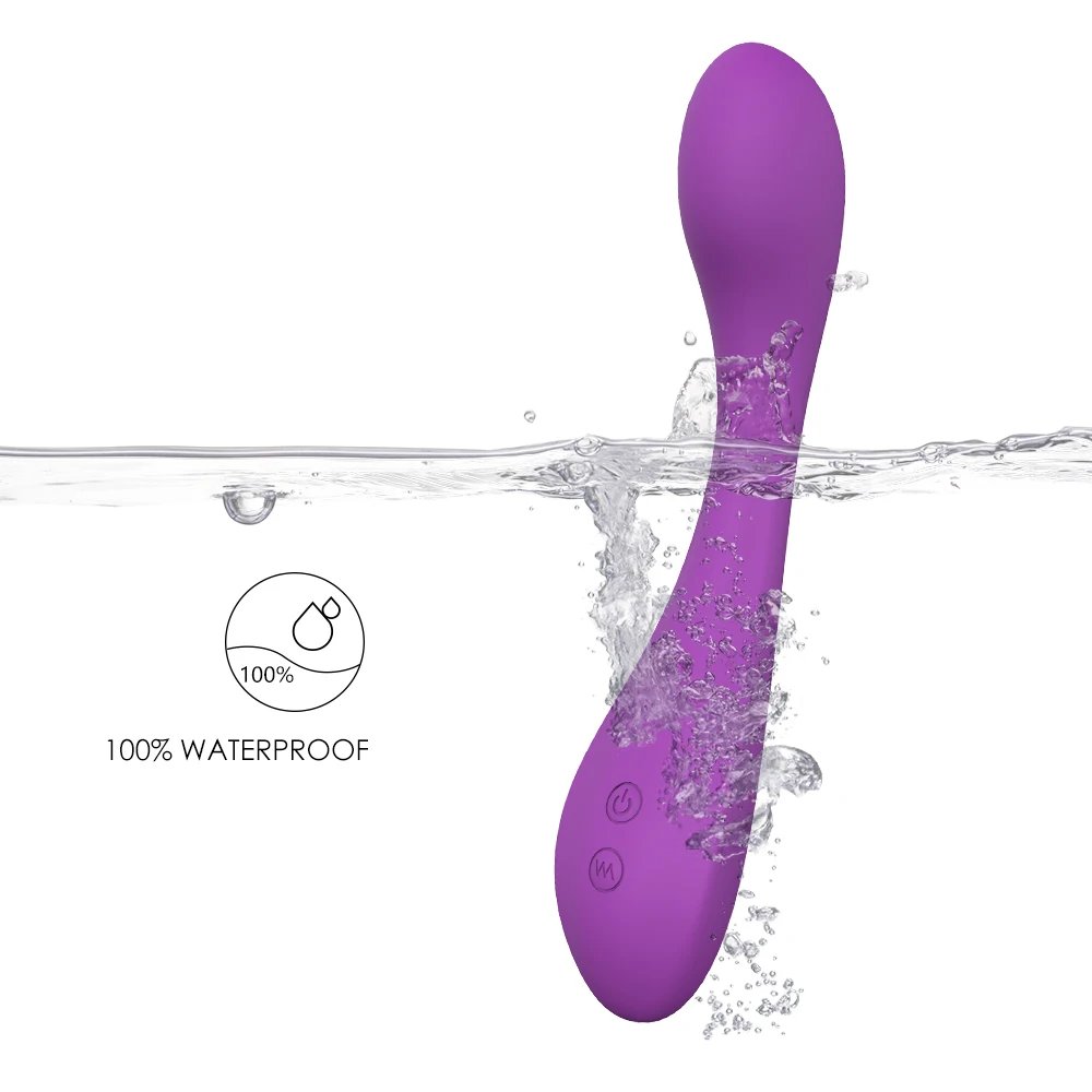 Vibrador vibrador de silicone à prova d'água recarregável USB Redshark 9 modos de estimulações naturais do ponto G para mulheres