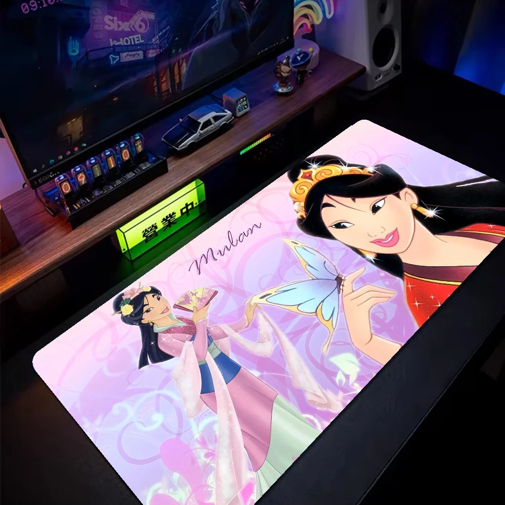 

Disney Princess Mulan Mousepad Mouse Mat Desk Mat Large Gaming Accessories Prime Gaming XXL Keyboard Pad