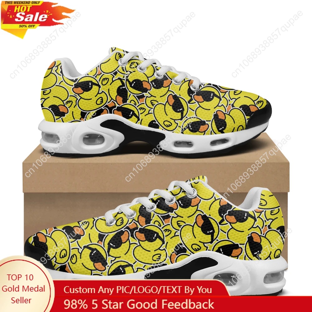

Yellow Duck Printed Air Cushion Sneakers Mens Womens Sports shoes Lightweight Hiking Mountain Climbing Casual Shoes Custom Shoes