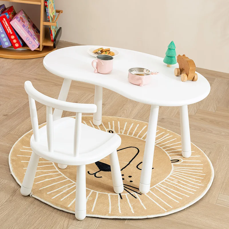 S Solid Wood Children&;s Learning Home Writing Childrens Lifting Multi-purpose BaBy Peanut Toy Game Table