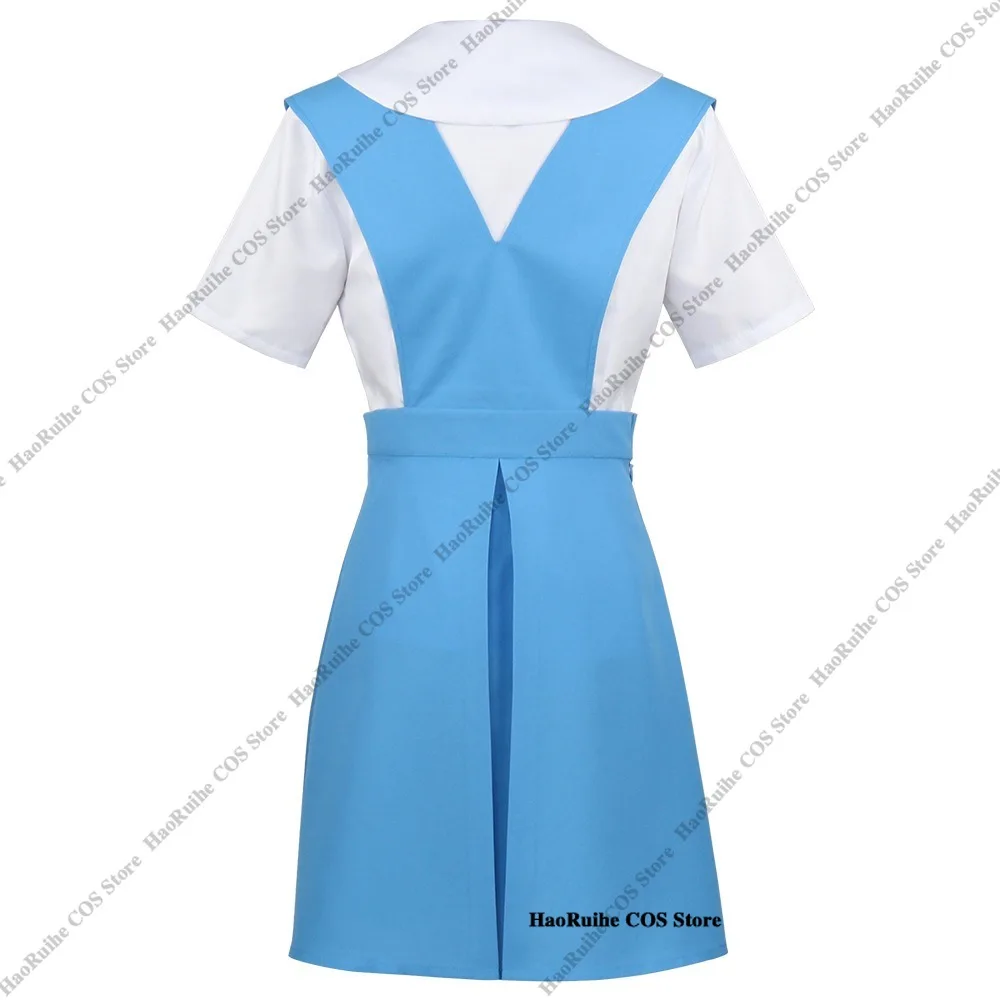 Ayanami Rei Cosplay Jurk met Sokken Asuka Langley Sohryu Schooluniform Ayanami Rei Outfits voor Anime Comic Con Asuka cosplay