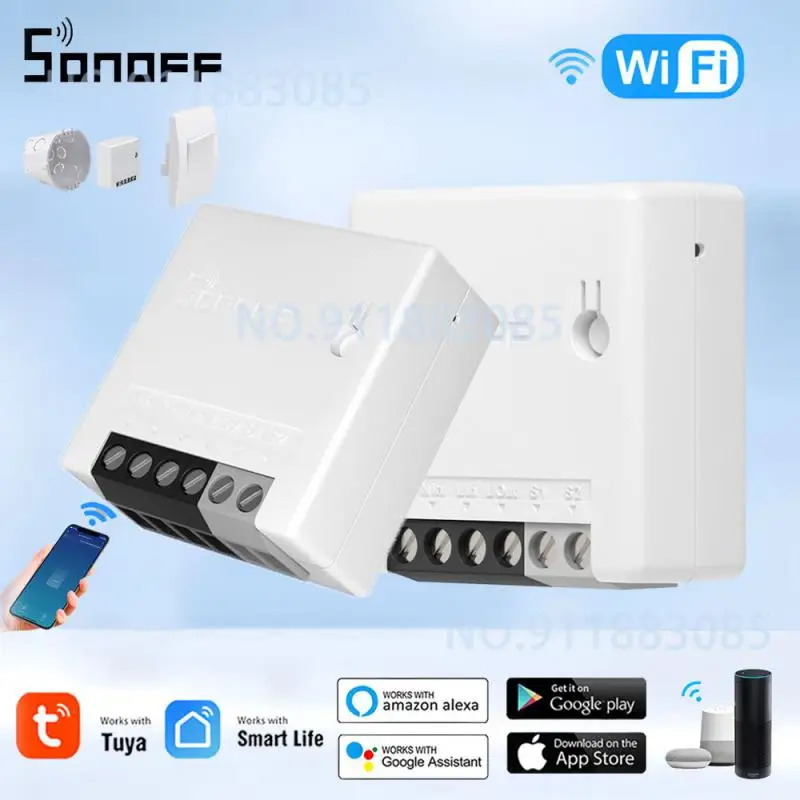 SONOFF MINI R2 2-way Switch Remote Control Timer Smart Relay Breaker Home Automation Module Works With Alexa Google Home EWeLink