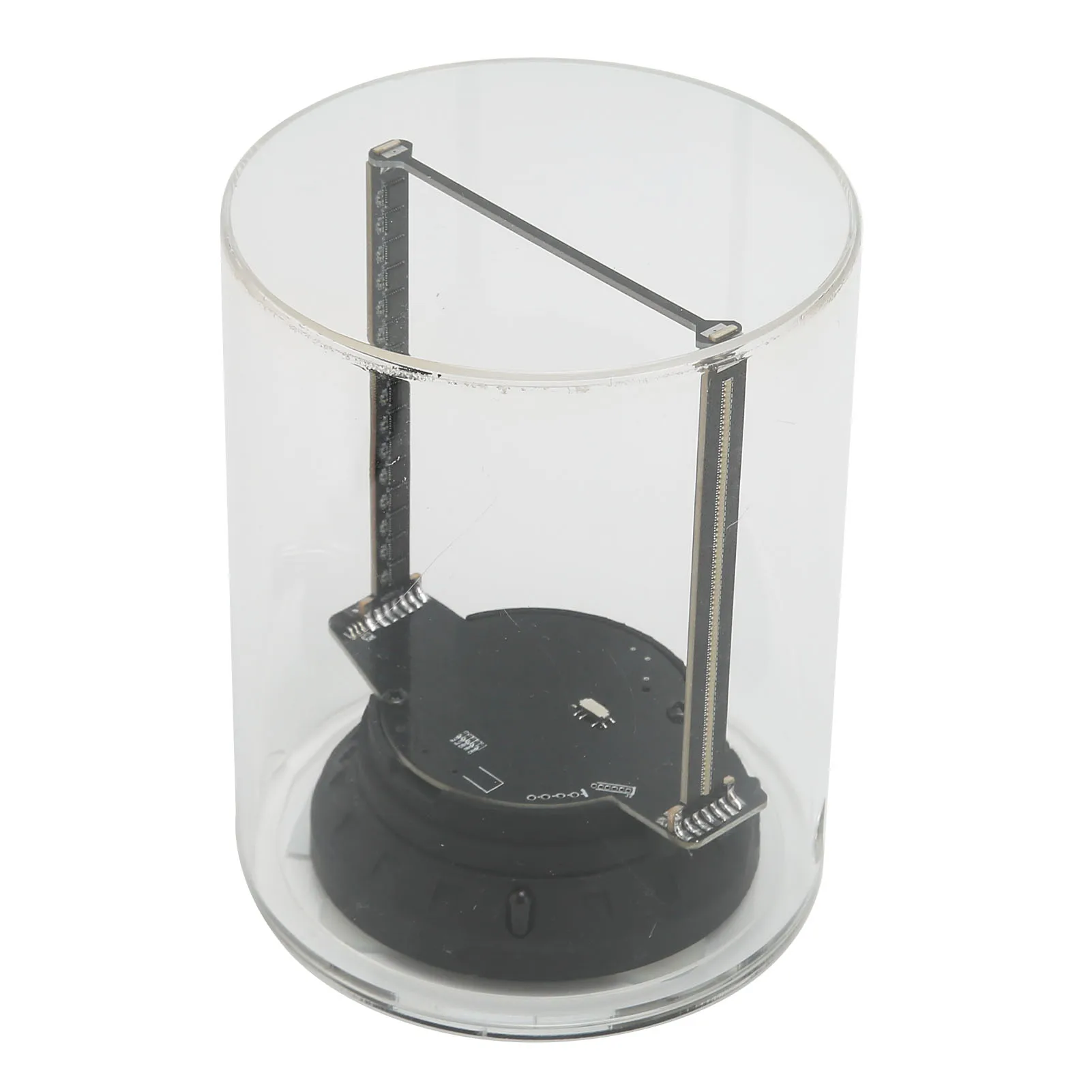 Wentylator Hologramowy 3D Wentylator Hologramowy 3D 160 LED Wbudowana Karta Pamięci 8GB Sterowanie Aplikacją WiFi Wyświetlacz Holograficzny z Przezroczystą Osłoną 3,9 cala