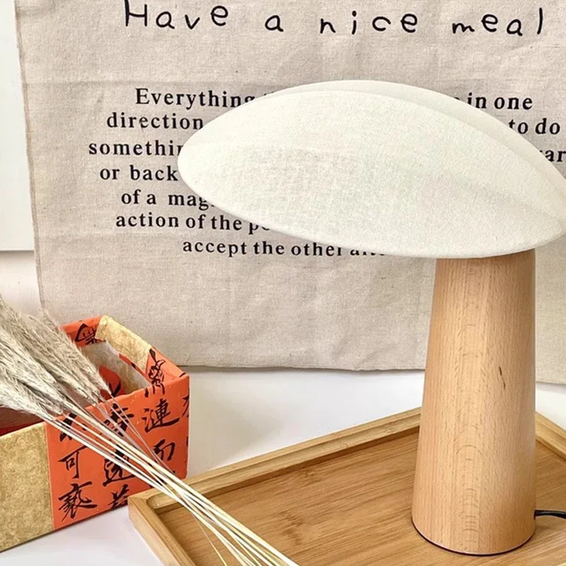 مصمم وابي سابي خمر الرجعية مكتب خشبي ضوء LED E27 زن الفن ديكور الجدول مصباح المعيشة/غرفة الشاي الأرائك دراسة استوديو بار