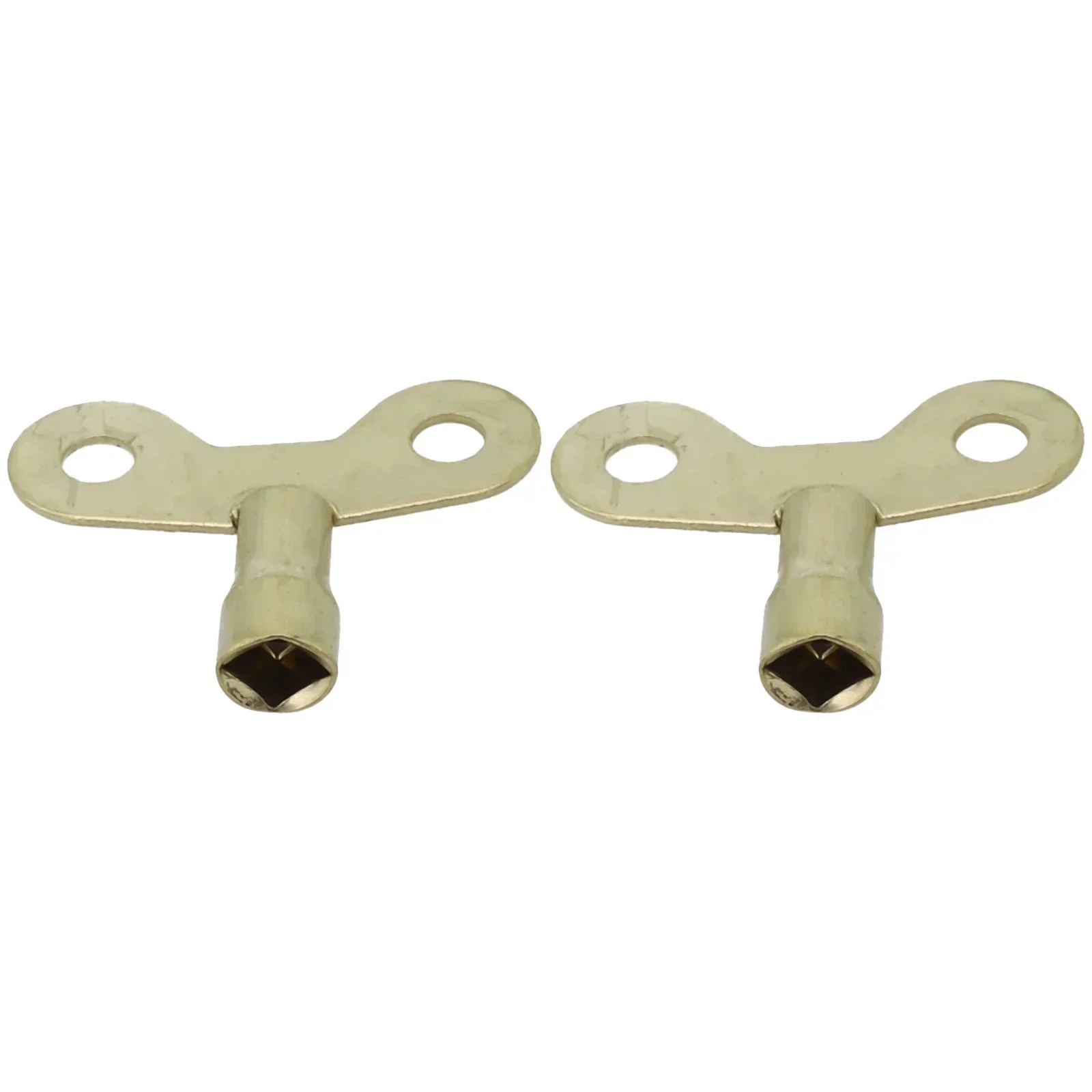 2Pcs 6mm Square Hole Socket Radiator Plumbing Bleed Key Metal Switch Faucet Keys For Venting Air Valve Plumbing Tool