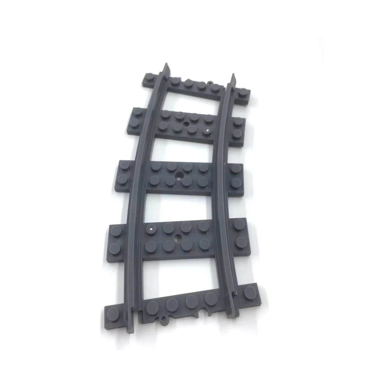 50 stks/partij Stad Treinen Treinspoor Rail Rechte Rails Technische Bouwstenen Set Bricks Model Kids Klassieke Speelgoed Voor Kinderen