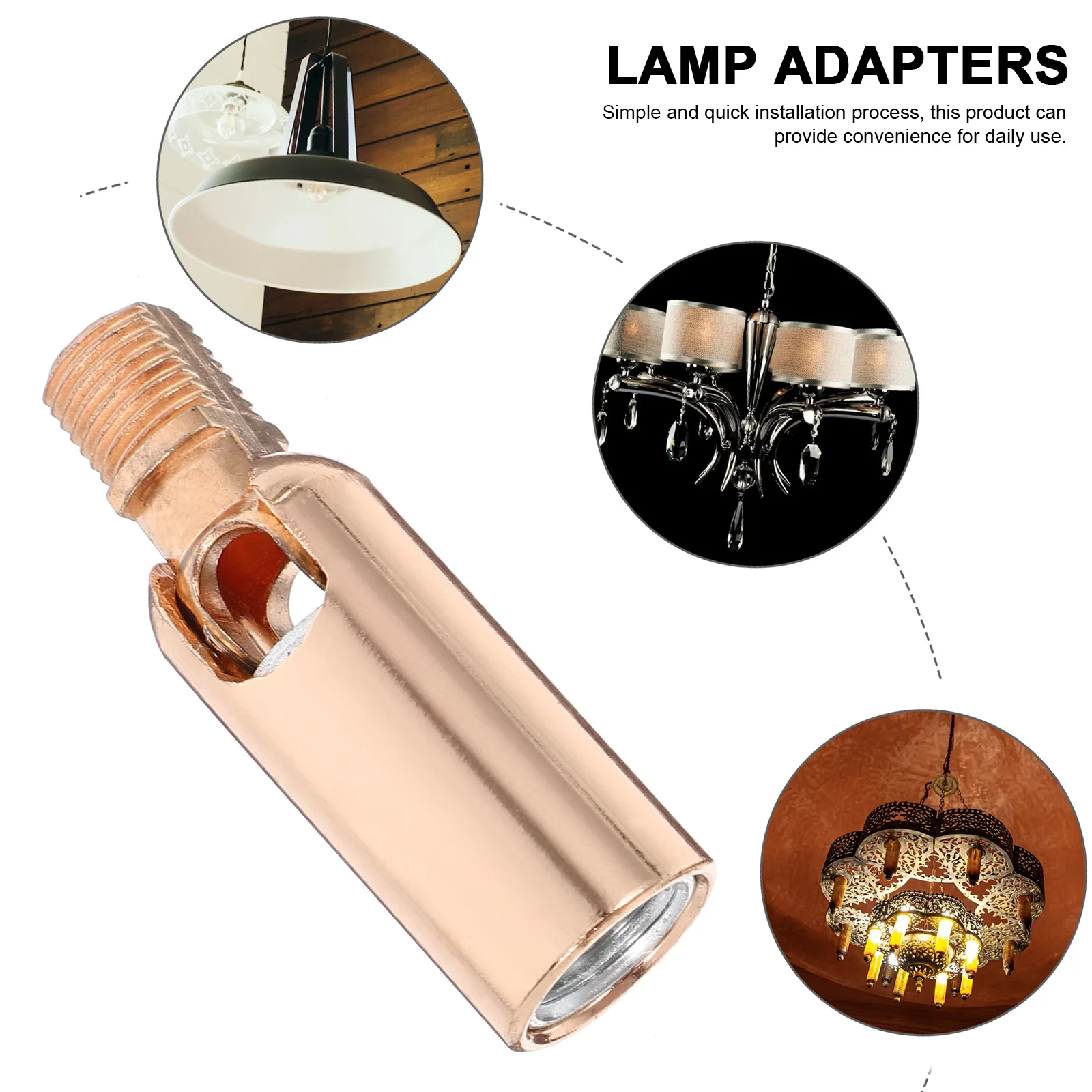 

2Pcs Swivel Head Spotlight Accessories Adapter for Wall Sconces 180 Degree Adjustable Durable Alloy Ceiling Hanging Bathroom