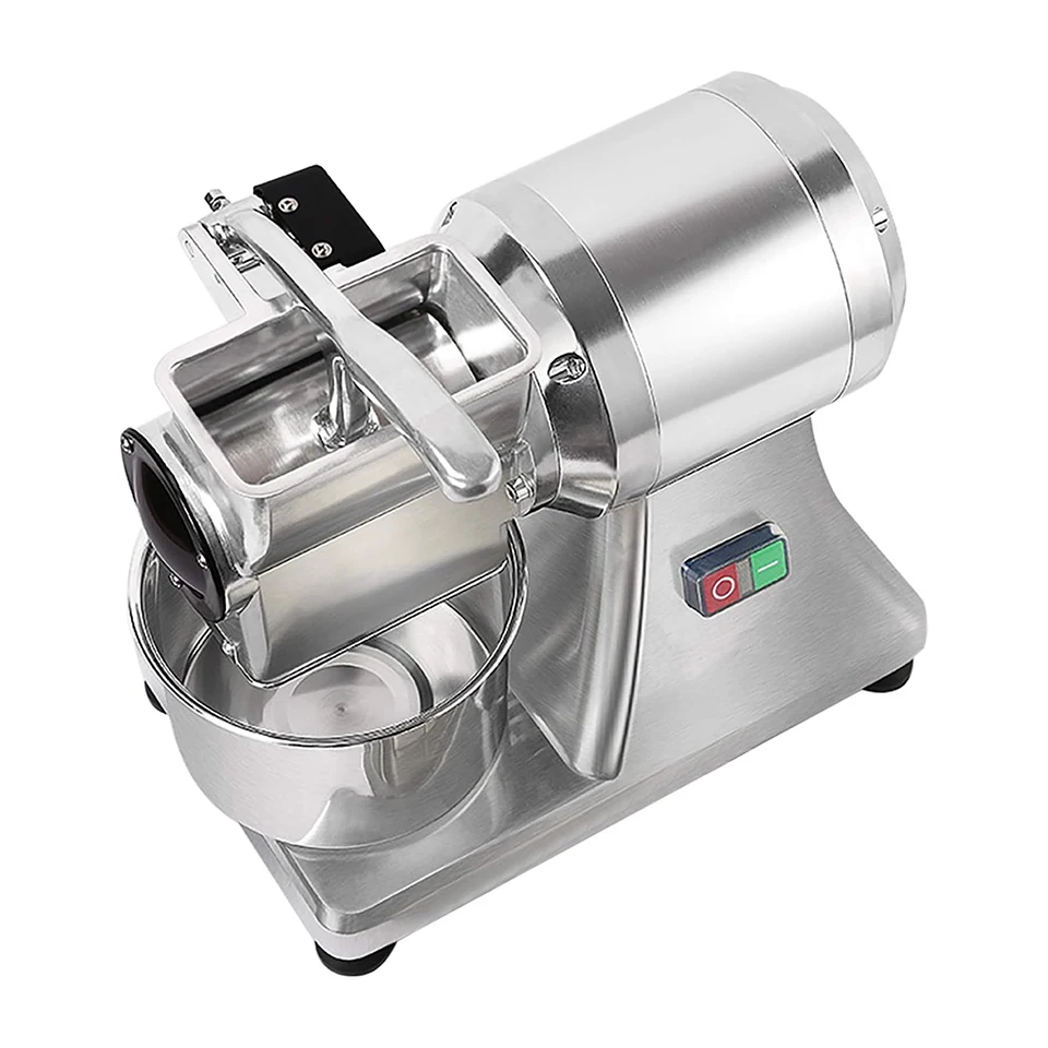 CG55GH Stainless Steel Electric Cheese Grater 88Lbs/Hour Capacity with Safety Guard and Built-In Bucket for Commercial Kitchens